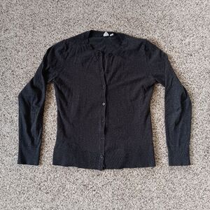 Gap Button Down Gray Cardigan Sweater Women's Medium